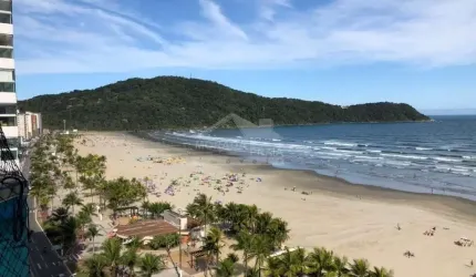 Apartamento LINDA VISTA AO MAR no Forte, 3 dormitórios, terraço gourmet, confira em Praia Grande.