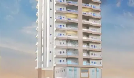 Apartamento 2 dormitórios na Aviação, Lazer, VISTA MAR.  Só na imobiliária em Praia Grande