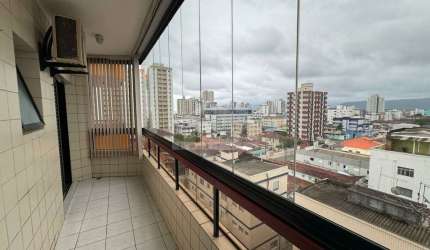 Apartamento MOBILIADO e VISTA MAR na Ocian, 1 dormitório revertido para 2 , em praia grande