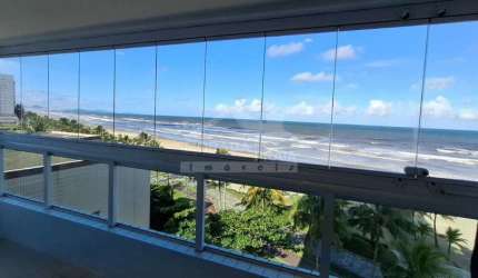 Apartamento FRENTE MAR DE 3 Dormitórios sendo 2 suítes sacada Gourmet 2 vagas de garagem
