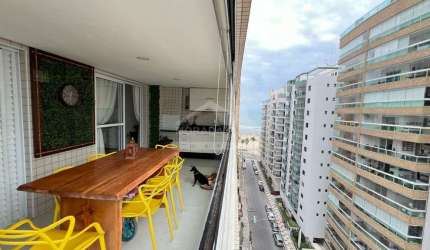 Apartamento SEMI MOBILIADO no Canto do Forte, 3 suítes, sacadas, 2 vagas, confira em Praia Grande.
