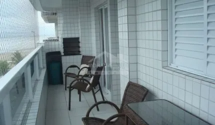 Apartamento na Mirim 2 Dormitórios, Prédio FRENTE MAR, Confira na Imobiliária em Praia Grande.