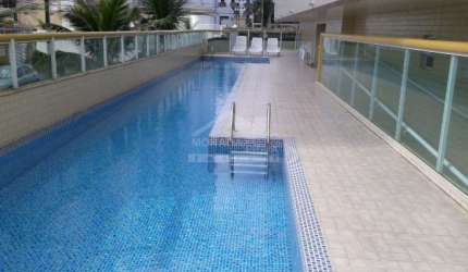 Apartamento 2 dormitórios Ocian,vista mar,mobiliado,terraço gourmet na Imobiliária Praia Grande