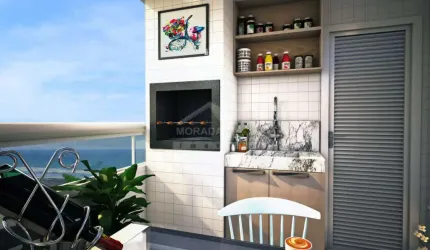 Apartamento de 2 dorms com 1 suíte no Maracanã . Confira na Imobiliária em Praia Grande.