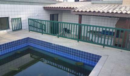 Cobertura ENORME na Aviação 3 dormitórios, piscina, quintal, confira na imobiliária em Praia Grande.