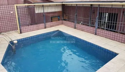 Cobertura no FORTE, 3 dormitórios, piscina, 4 VAGAS, confira na imobiliária em Praia Grande.
