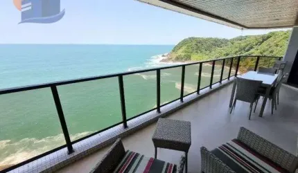 Belíssimo Apartamento com Vista Oceânica em Praia do Guarujá.