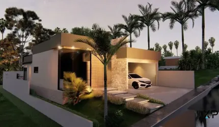 Casa no Sertão do Maruim com 3 quartos sendo 1 suíte, 2 banheiros e 2 vagas de garagem