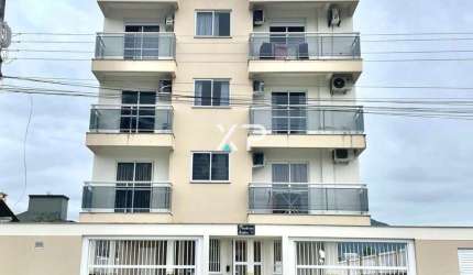 Apartamento semi-mobiliado em Santo Amaro da Imperatriz, 2 dormitórios, 1 banheiro, 1 vaga, XP2459