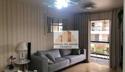 Apartamento com 3 dormitórios à venda, 98 m² por R$ 640.000,00 - Jardim Flamboyant - Campinas/SP