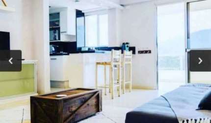 Flat com 1 quarto à venda na Avenida Pepe, Barra da Tijuca, Rio de Janeiro, 73 m2 por R$ 1.250.000