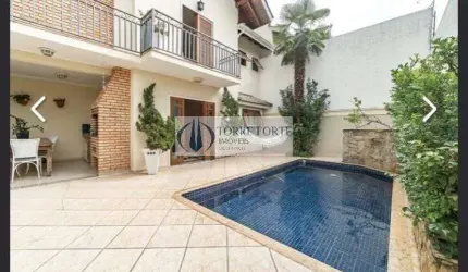 Maravilhoso sobrado 4 dormitórios, 2 suítes, 4 vagas com piscina no Horto