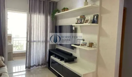 Lindo apartamento 2 dormitórios, 1 suíte 1 vaga com varanda gourmet