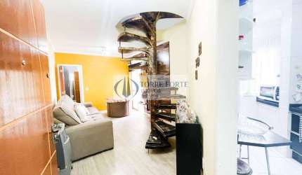 Cobertura duplex 110 m2, 2 dormitórios, no Jardim Vila Formosa