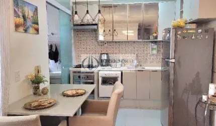 Lindo apartamento 2 dormitórios, 1 vaga com lazer completo no Baeta Neves