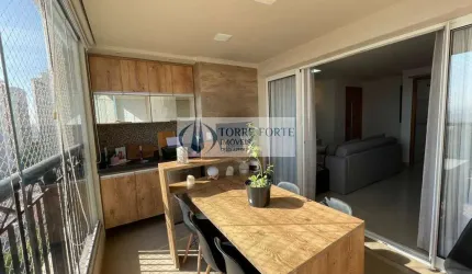 Apartamento 3 dormitórios, 1 suíte, 4 vagas, varanda gourmet no Tatuapé