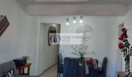 Apartamento com 1 dormitorio grande 1 vaga no Boqueirão Praia Grande.
