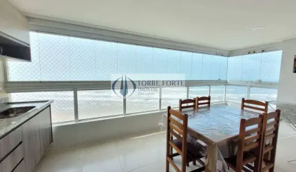Maravilhoso apartamento 3 dormitórios, 1 suíte, 2 vagas pé na areia