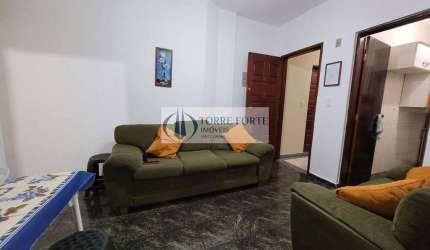 Lindo apartamento 1 dormitório, 1 vaga, próximo da Praia