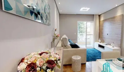 Apartamento para Venda em Santo André, Campestre, 2 dormitórios, 1 suíte, 2 banheiros, 2 vagas