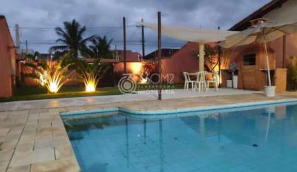 Casa para Venda em Itanhaém, Jardim Grandesp, 4 dormitórios, 1 suíte, 3 banheiros, 9 vagas