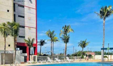 Apartamento, vista mar, andar alto, com lazer, com 2 dormitórios à venda, 75 m² por R$ 420.000 - Praia do Futuro II - Fortaleza/CE