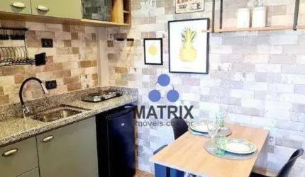 Apartamento com 1 dormitório para alugar, 25 m² por R$ 2.050/mês - Mossunguê - Curitiba/PR