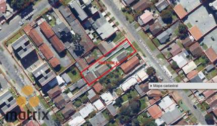Terreno ZR4 à Venda, 1490 m² por R$ 2.700.000 - Santa Cândida - Curitiba/PR – Potencial de Construção e Localização Estratégica!