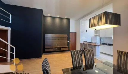Excelente Loft Duplex Mobiliado com 2 dormitórios, 117 m² - venda por R$ 950.000 ou aluguel por R$ 4.200/mês - Bigorrilho - Curitiba/PR