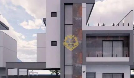 Lindo Sobrado com 3 dormitórios à venda, 128 m² por R$ 798.000 - Capão Raso - Curitiba/PR!
