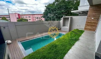 Belíssima Casa com 3 dormitórios à venda, 220 m² por R$ 1.790.000 - Bacacheri - Curitiba/PR