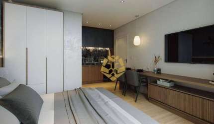 Studio com 1 dormitório à venda, 23 m² por R$ 270.036,00 - Cristo Rei - Curitiba/PR