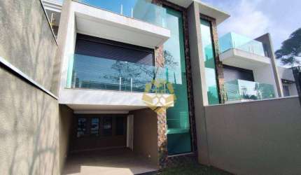 Belíssimo sobrado com 3 dormitórios, 180 m² - venda por R$ 999.000 ou aluguel por R$ 7.500/mês - Abranches - Curitiba/PR