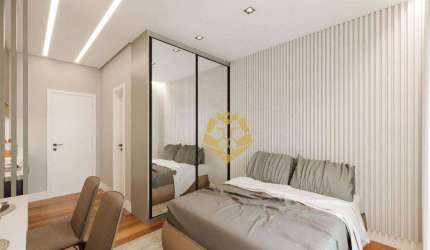 Studio com 1 dormitório à venda, 22 m² por R$ 260.000,00 - Cabral - Curitiba/PR