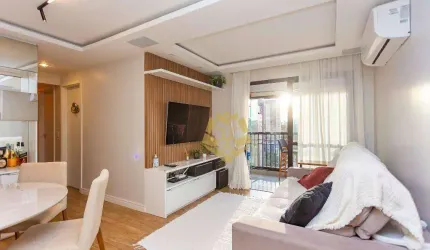 Apartamento Totalmente Mobiliado com 3 dormitórios para alugar, 90 m² por R$ 9.700/mês - Cabral - Curitiba/PR