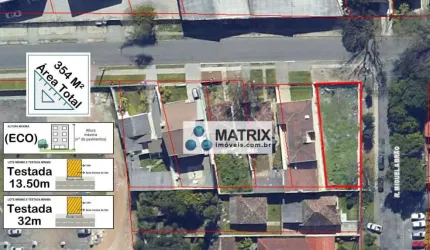 Terreno à venda, 382 m² por R$ 1.000.000,00 - Portão - Curitiba/PR