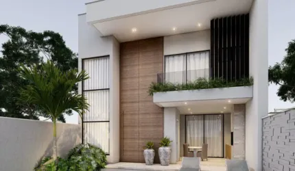 Casa contemporânea em Vargem Pequena
