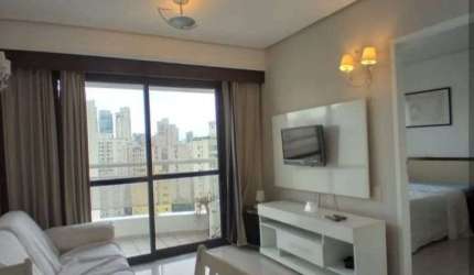 Flat com 1 quarto à venda na Alameda dos Anapurus, 1661, Moema, São Paulo por R$ 430.000