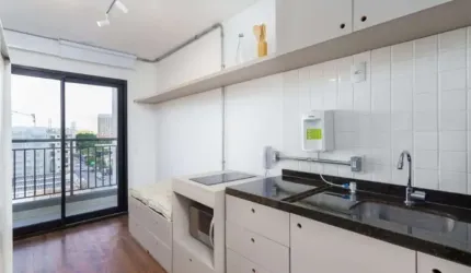 Apartamento com 1 quarto para alugar na Avenida dos Carinás, 301, Indianópolis, São Paulo por R$ 3.205