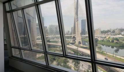 Sala comercial com 1 sala para alugar na Avenida das Nações Unidas, 12901, Brooklin, São Paulo por R$ 37.000