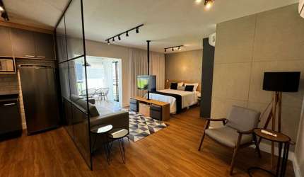 Apartamento com 1 quarto para alugar na Rua Américo Brasiliense, 2224, Chácara Santo Antônio, São Paulo por R$ 6.200