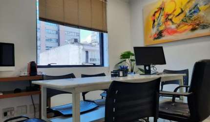 Sala comercial com 3 salas para alugar na Rua Comendador Miguel Calfat, 128, Vila Nova Conceição, São Paulo por R$ 3.006