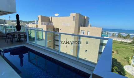 Cobertura Vista Mar 4 dormitórios à venda, 255 m² por R$ 11.000.000 - Riviera de São Lourenço - Bertioga/SP