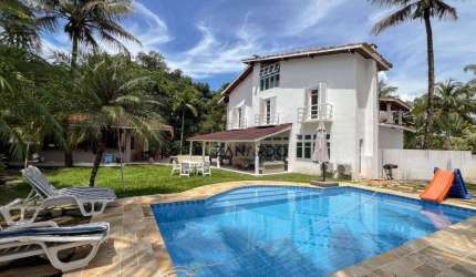 Casa com 5 dormitórios para alugar, 450 m² por R$ 5.500,31/dia - Riviera de São Lourenço - Bertioga/SP