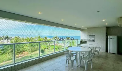 Apartamento pé na areia para venda ou locação anual em Riviera de São Lourenço