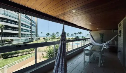 Apartamento Pé na Grama, vista mar em Riviera de São Lourenço