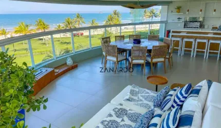 Apartamento pé na areia em Riviera de São Lourenço
