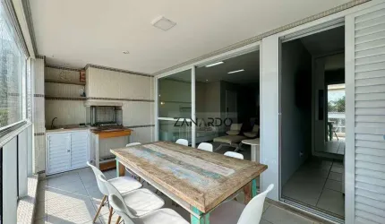Apartamento vista mar 4 dormitórios sendo 3 Suites e 4 banheiro para alugar temporada na Riviera de São Lourenço