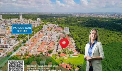 Terreno 388 m2 nos Bancários A VENDA - 500m do Parque das 3 Ruas