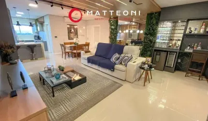 Apartamento mobiliado com 3 dormitórios e 143m² em localização nobre